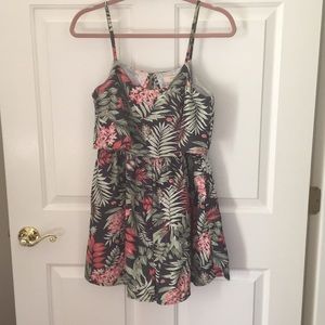 Floral print romper
